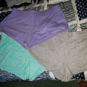 3 PACK BUNDLE Cotton Lounge Shorts